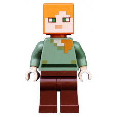 LEGO Minecraft Alex minifigura 21140 (min017)