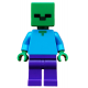 LEGO Minecraft Zombi minifigura 21166 (min010)