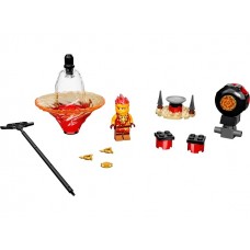 LEGO Ninjago Kai minifigura pörgettyűvel és gyakorlóbábúval 70688 (njo747)