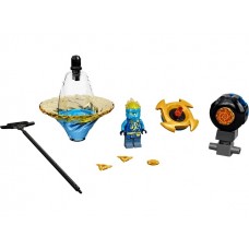LEGO Ninjago Jay minifigura pörgettyűvel és gyakorlóbábúval 70690 (njo748)