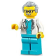 LEGO City férfi orvos doktor minifigura 60330 (cty1341)