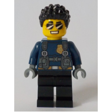 LEGO City férfi rendőr Duke DeTain minifigura 60270 (cty1042)