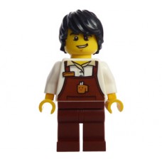 LEGO City férfi barista minifigura 60233 (cty1048)
