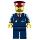 LEGO City férfi vonatjegy ellenőr minifigura 60197 (trn248)