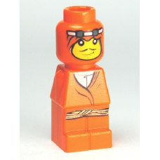 LEGO mikrofigura Orient bazár figura mintával 3849, narancssárga (85863pb033)