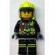 LEGO City női tűzoltó minifigura 60320 (cty1371) 