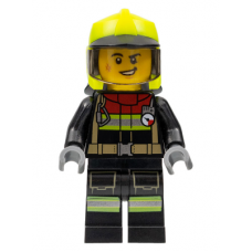 LEGO City férfi tűzoltó minifigura 60320 (cty1370) 