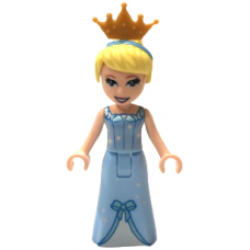 LEGO Disney Hamupipőke koronával minifigura 43178 (dp102)