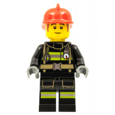 LEGO City férfi tűzoltó (Bob) minifigura 60303 (hol248) 