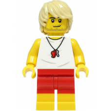 LEGO City férfi életmentő minifigura 60328 (cty1388) --- Debrecenben raktáron!