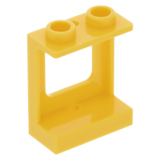 LEGO ablakkeret 1×2×2, sárga (60032)