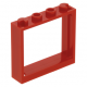 LEGO ablakkeret 1×4×3, piros (60594)