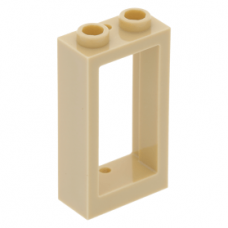 LEGO ablakkeret 1×2×3, sárgásbarna (60593)