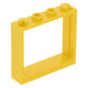 LEGO ablakkeret 1×4×3, sárga (60594)