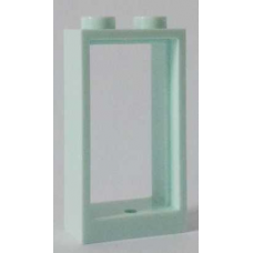 LEGO ablakkeret 1×2×3, világos vízzöld (60593)