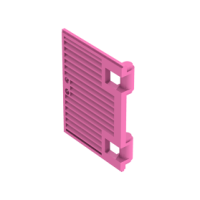 LEGO ablak 1 x 2 x 3 fogantyúval, sötét rózsaszín (60800)