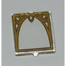 LEGO ablaküveg 1 x 2 x 2 mintával, átlátszó (25616)