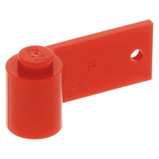 LEGO ajtó 1×3×1 jobbos, piros (3821) --- Debrecenben raktáron!