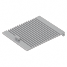 LEGO ajtó 1×4×4, világosszürke (6155) --- Debrecenben raktáron!