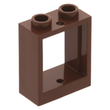 LEGO ablakkeret 1x2x2, vörösesbarna (60592)