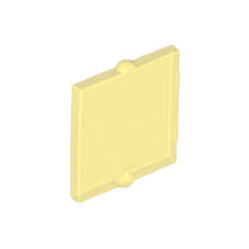 LEGO ablaküveg 1 x 2 x 2, átlátszó sárga (60601)