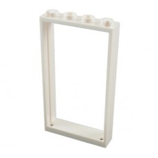 LEGO ajtókeret 1×4×6, fehér (60596) --- Debrecenben raktáron!