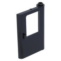 LEGO ajtó vonatajtó 1×4×5 jobbos, fekete (4182/42819)