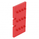 LEGO kapu/ajtó 1×5×8.5, piros (87601)