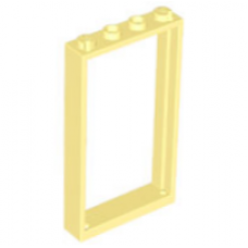 LEGO ajtókeret 1×4×6, világossárga (60596)