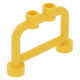 LEGO korlát 1×4×2 tetején két bütyökkel, sárga (4083)