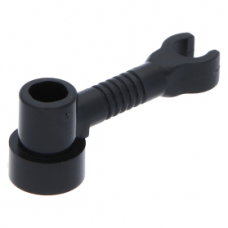 LEGO rúd 1×3 fogóval (robotkar), fekete (4735) --- Debrecenben raktáron!