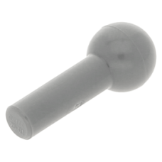 LEGO 1 hosszú rúd golyóval, sötétszürke (22484)