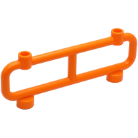 LEGO korlát 1×8×2, narancssárga (2486)