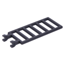 LEGO létra 7x3 két fogóval, fekete (6020)