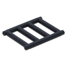LEGO rács 1×4×3, fekete (62113)