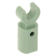 LEGO rúdtartó fogóval, homokzöld (11090)