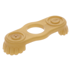 LEGO epolett vállrojt, gyöngyház arany (2526)