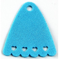 LEGO Friends köpeny szív alakú kivágásokkal, közép azúrkék (35925)