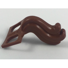 Eredeti, új LEGO ló lovacska jelmez farok, vörösesbarna (18832) - viselhető kiegészítő a minifigurákhoz