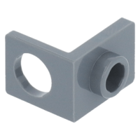 LEGO nyakba tehető fordító elem bütyökkel, sötétszürke (28974)