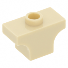 LEGO boltív 1×2 tetején bütyökkel, sárgásbarna (38583)