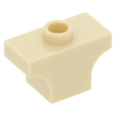 LEGO boltív 1×2 tetején bütyökkel, sárgásbarna (38583)