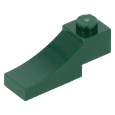 LEGO boltív 1×3 fordított, sötétzöld (70681)