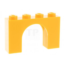 LEGO boltív 1×4×2, világos narancssárga (6182)