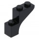 LEGO boltív 1×3×2, fekete (88292)