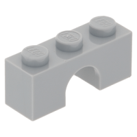 LEGO boltív 1×3, világosszürke (4490) LEGO boltív 1×3, világosszürke (4490)