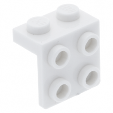 LEGO fordító elem 1 x 2 - 2 x 2, fehér (44728)