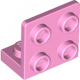 LEGO fordító elem 1 x 2 - 2 x 2, világos rózsaszín (99207)