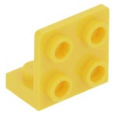 LEGO fordító elem 1 x 2 - 2 x 2, sárga (99207)