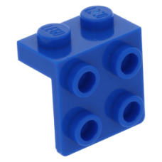 LEGO fordító elem 1 x 2 - 2 x 2, kék (44728)